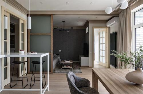 Спокойный интерьер квартиры. 02