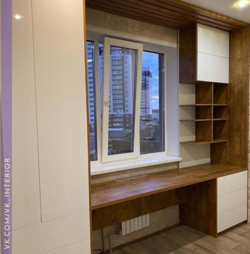 Очень крутая подборка с множеством идей для рабочей зоны у окна.