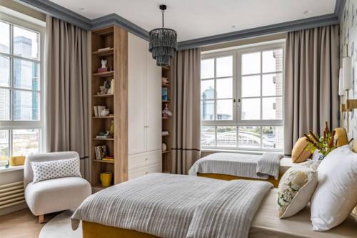 Вид на Москву - сити и интерьер с характером. 09