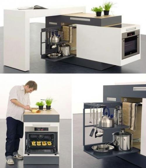 Идеально для маленькой кухни. 06