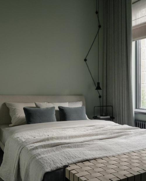 А как вам такой зеленый цвет для стен. 03