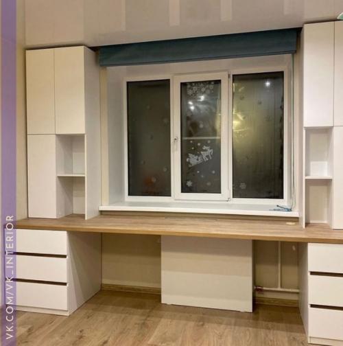 Очень крутая подборка с множеством идей для рабочей зоны у окна. 02