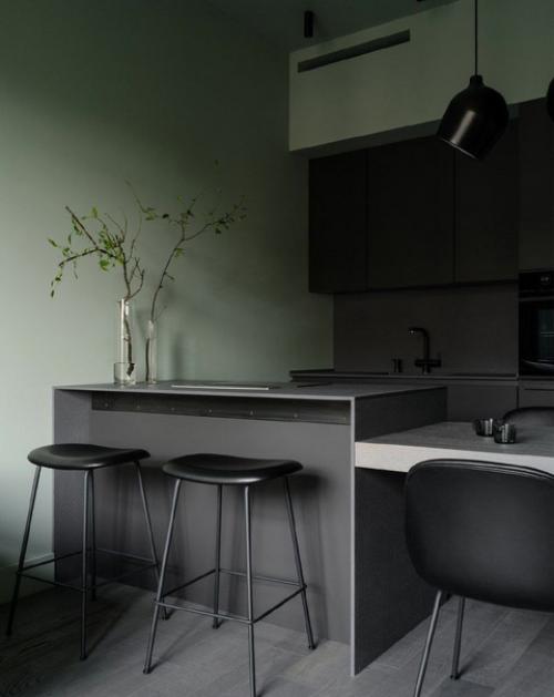 А как вам такой зеленый цвет для стен.