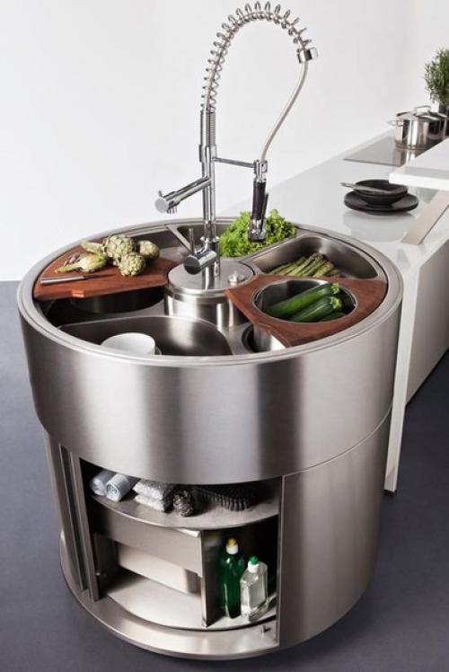 Идеально для маленькой кухни. 08