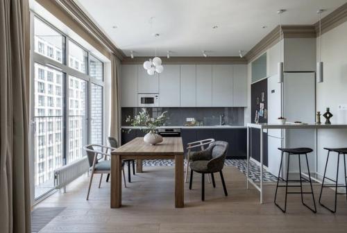 Спокойный интерьер квартиры. 03