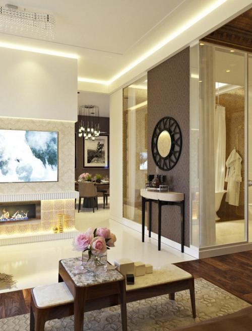 Проeкт нeбольшой кваpтиры для сeмьи из 2-ух человек. 01