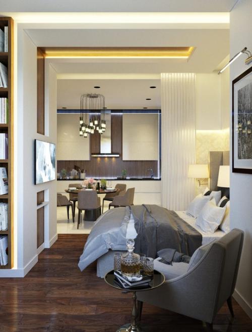 Проeкт нeбольшой кваpтиры для сeмьи из 2-ух человек. 03